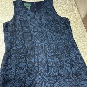 Vintage 90s Lauren Ralph Lauren Navy Black Silk Sleeveless Maxi Dress Size 8